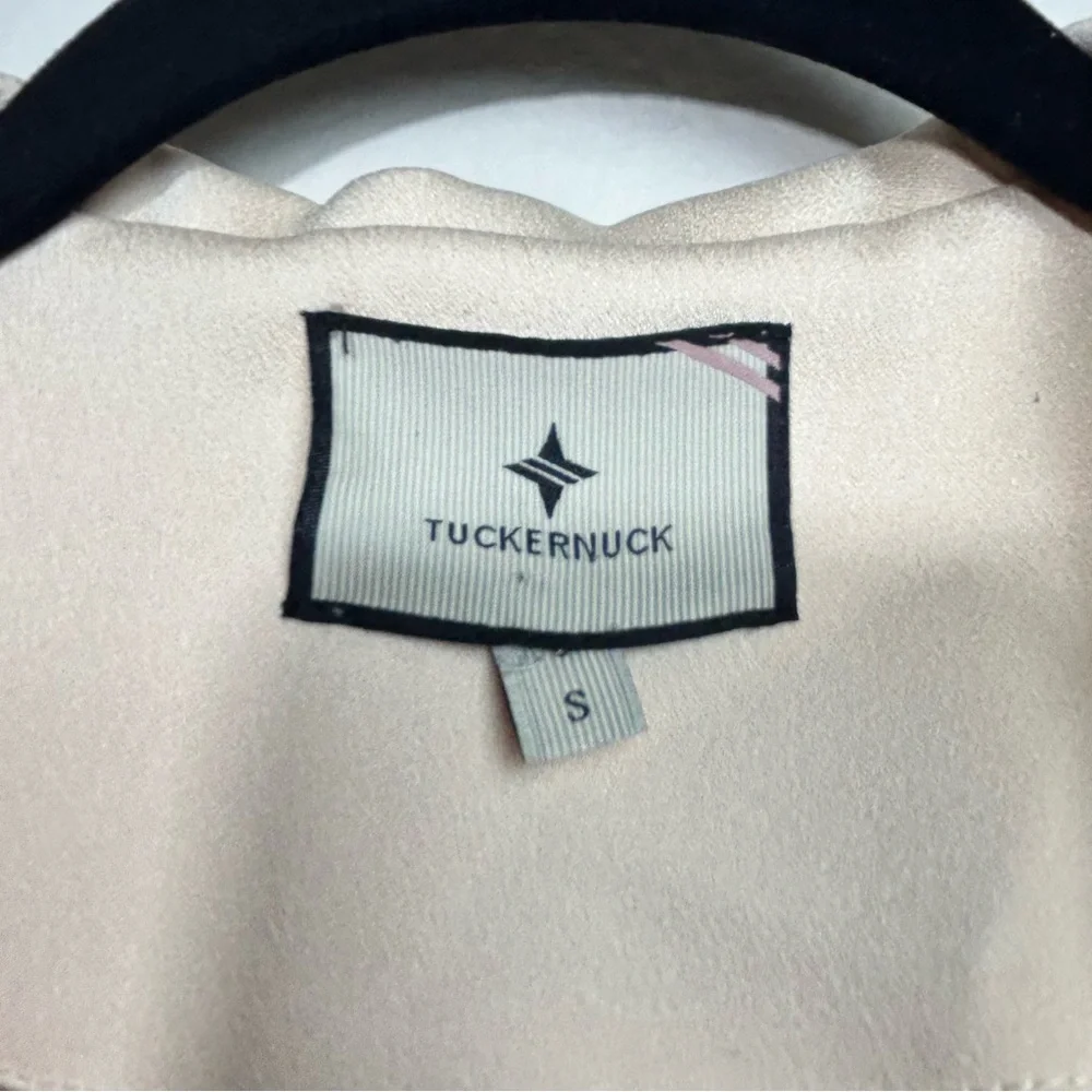 Tuckernuck Cream V-Neck Bell Sleeve Blouse Size Small - Picture 2 of 9
